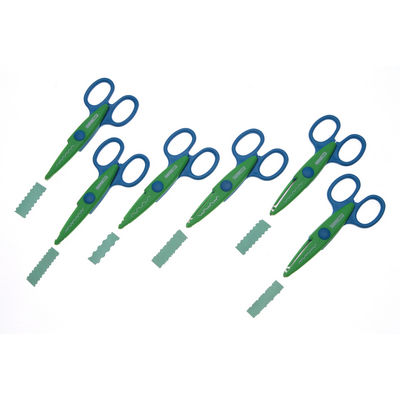 Lot de 6 Ciseaux pour loisirs créatifs
