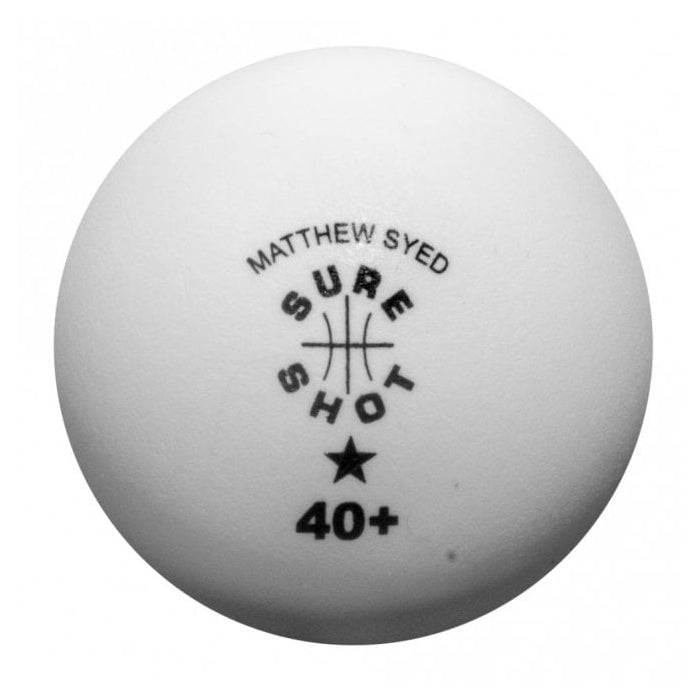 Matthew Syed seau de 72 balles blanches