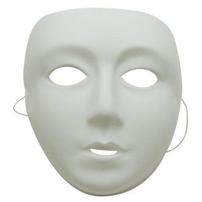 Masques de jeu blancs (lot/10)