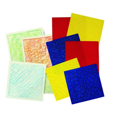 Plaques à frotter, motifs animaux (lot/6)