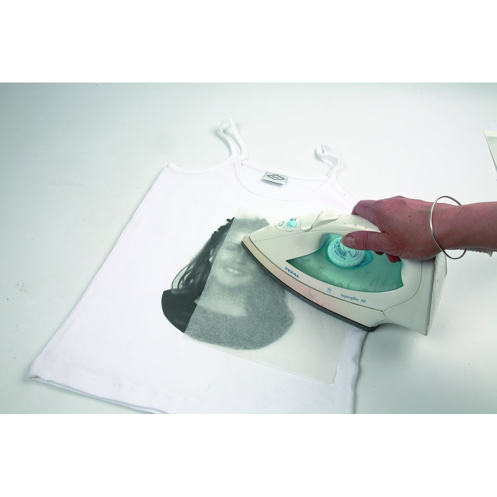 Papier transfert blanc 210 x 280 mm (lot/12)
