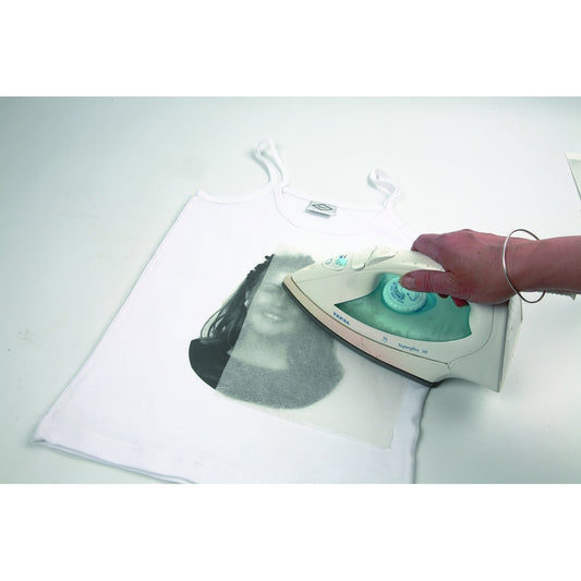Papier transfert blanc 210 x 280 mm (lot/12)