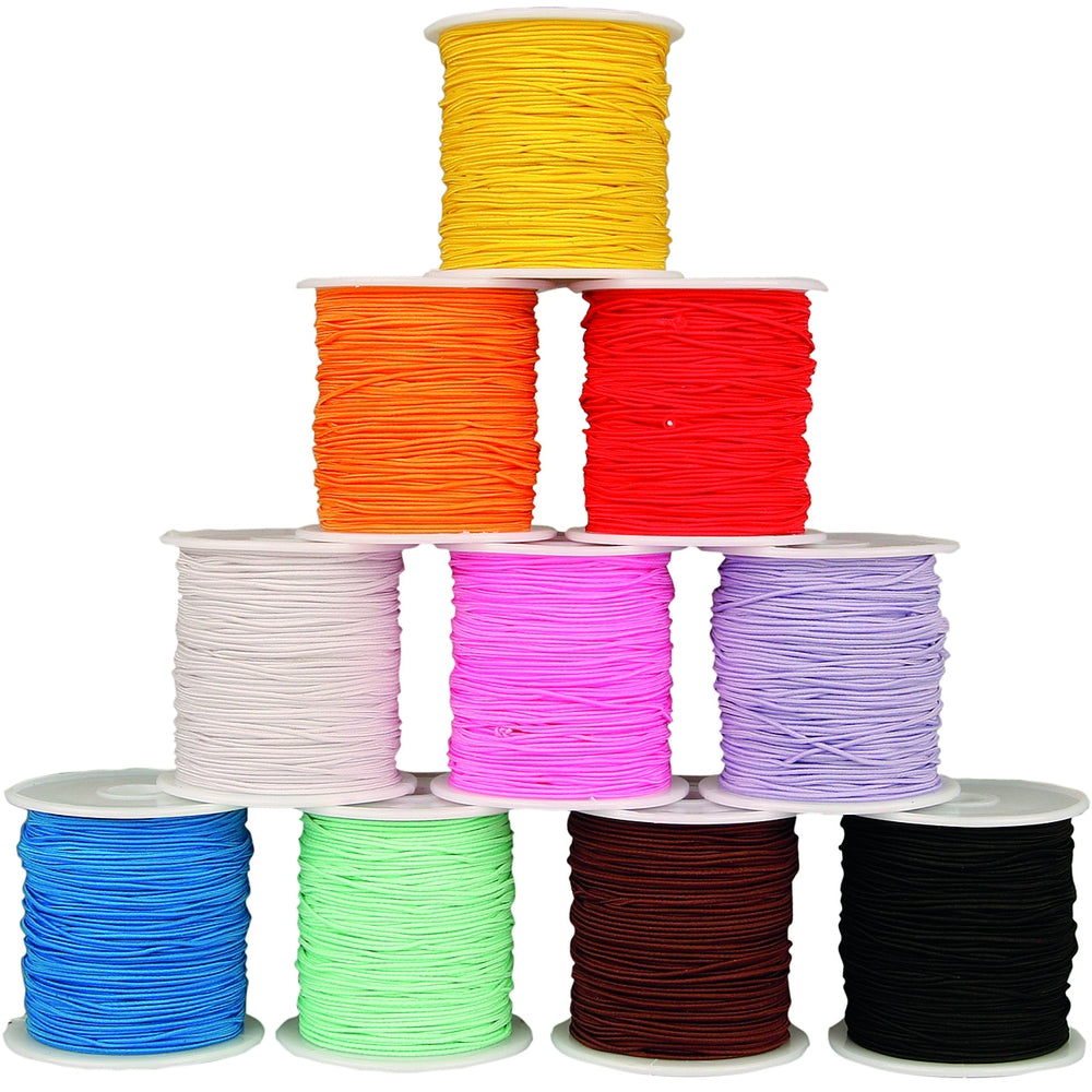 Bobines de cordons élastiques assortis (lot/10)
