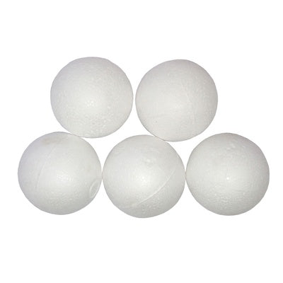 Boules en polystyrène blanches (lot/10)