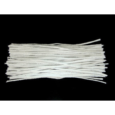 Chenilles blanches L 300 mm (lot/100)