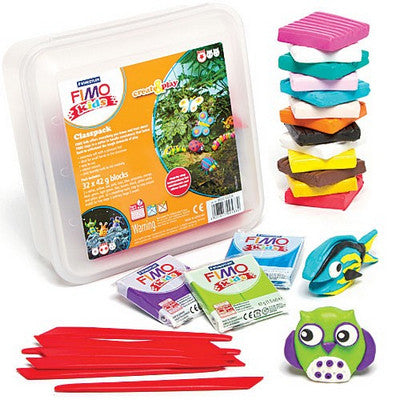 Assortiment Staedtler Fimo pour enfants, lot de 32 blocs