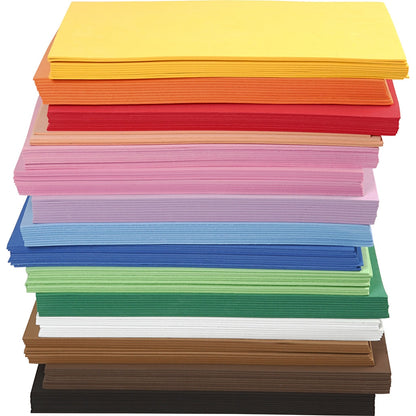 Feuilles de mousse EVA A4 (lot/150)