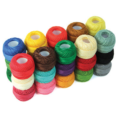 Fils à broder assortis (lot/30)
