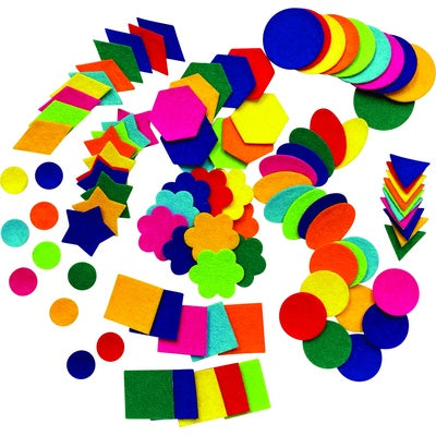 Formes en feutre uni (lot/250)