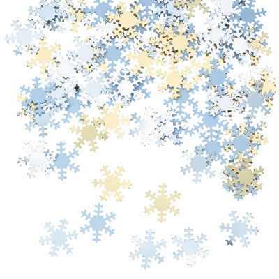 Sequins en forme de flocons de neige 100 g