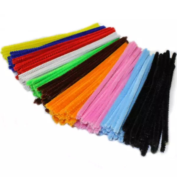 Chenilles couleurs assorties (lot/1000)