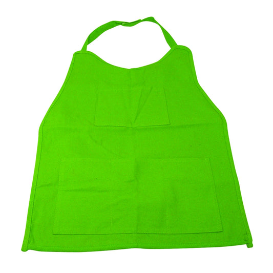Tablier de jardinage pour enfants vert