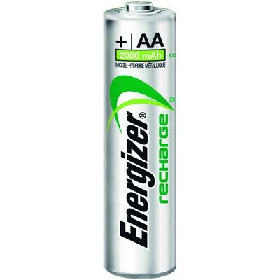 Piles rechargeables AA Energizer (lot/4)
