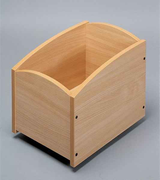 Bac à  livres 1 case - hêtre