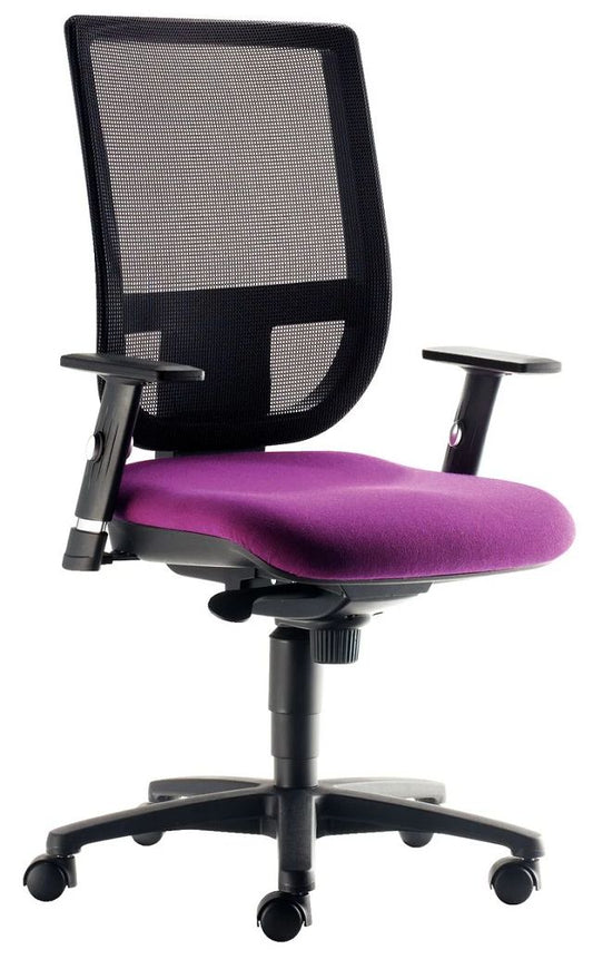 Fauteuil Tertio résille acc.réglable - noir B009