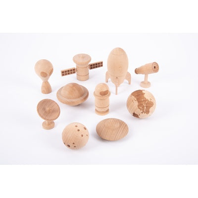 Aventure spatiale en bois (lot/10)