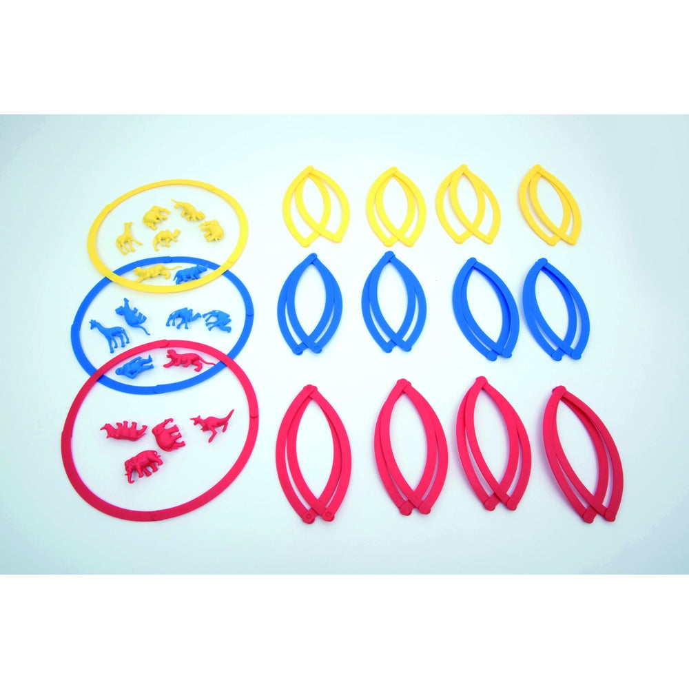 Ensemble de 15 anneaux de tri pour bureau