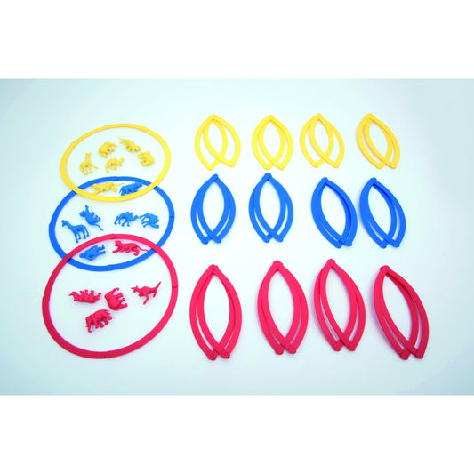 Ensemble de 15 anneaux de tri pour bureau