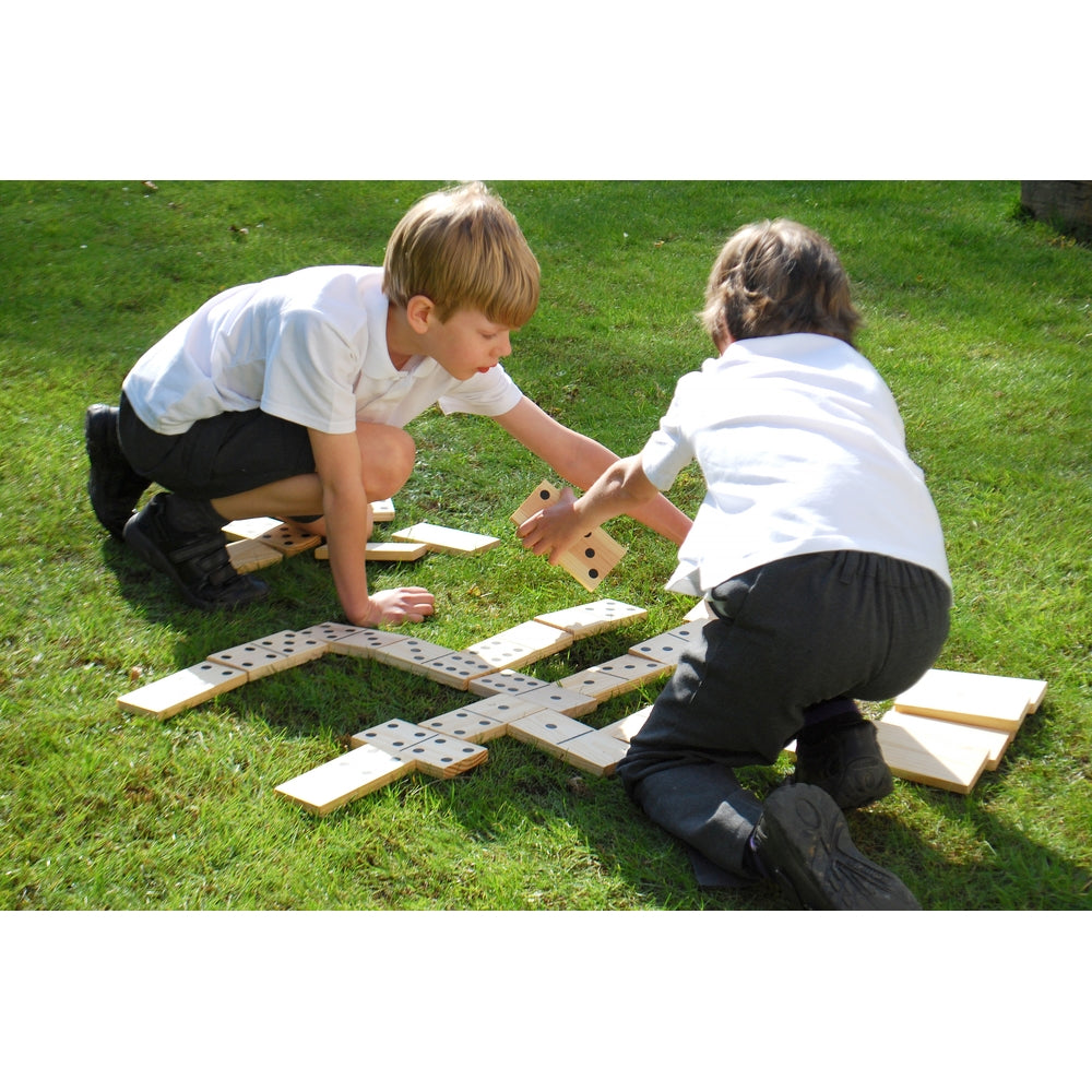 Gros dominos en bois (lot/28)