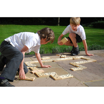 Gros dominos en bois (lot/28)