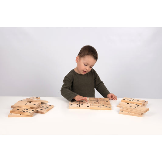 Gros dominos en bois (lot/28)