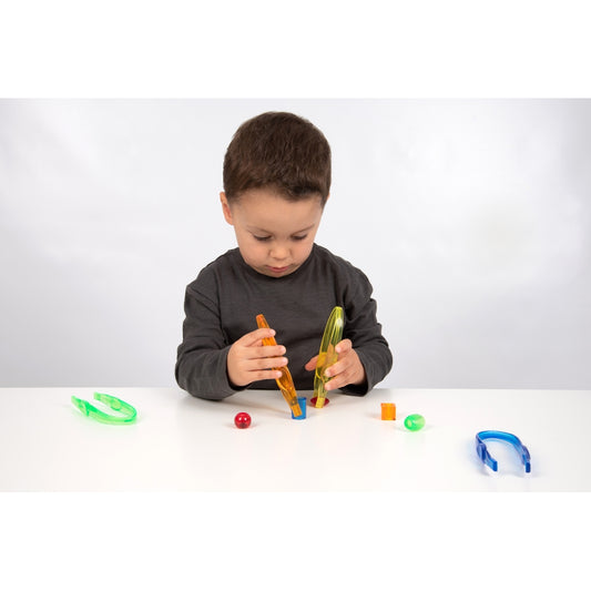 Lot de 12 Pinces translucides