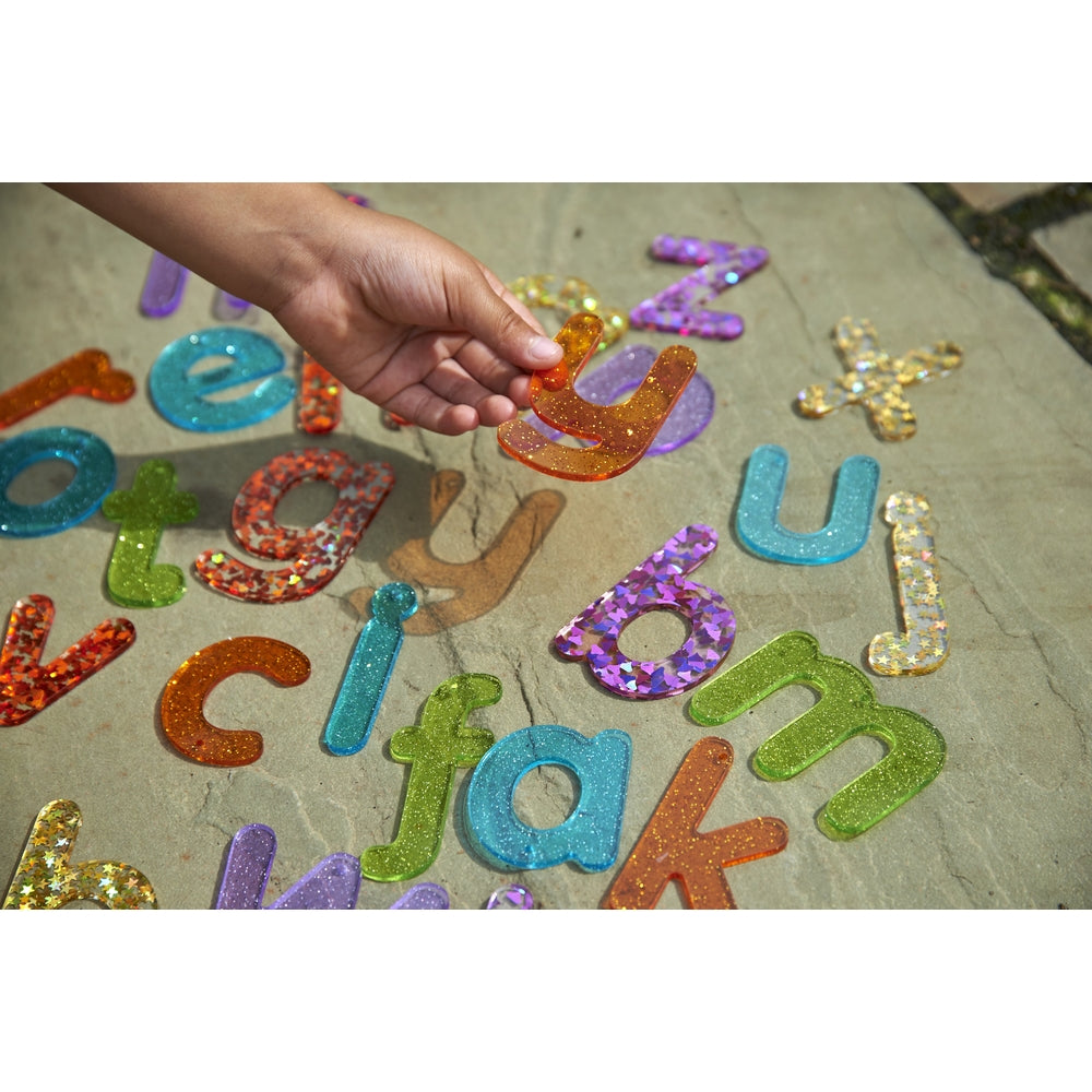 Lettres pailletées arc-en-ciel (lot/26)