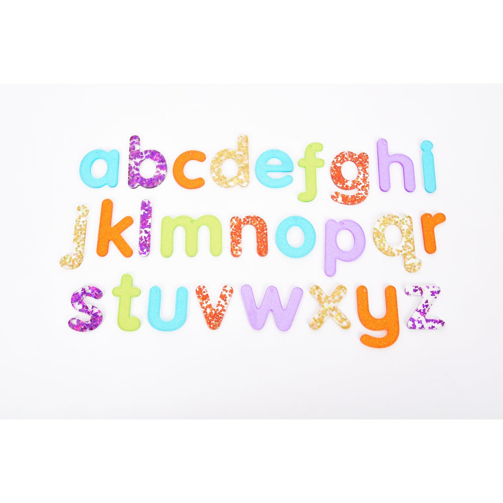 Lettres pailletées arc-en-ciel (lot/26)