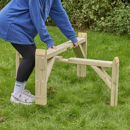 Support en bois pour plateau Tuff Tray 1 m