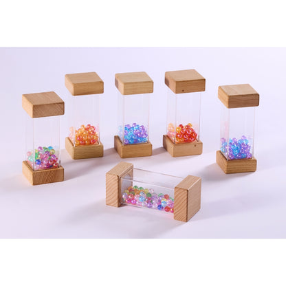 Blocs lumineux en bois - cuboïdes(lot/6)