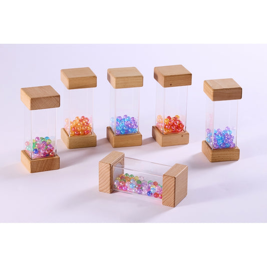 Blocs lumineux en bois - cuboïdes(lot/6)
