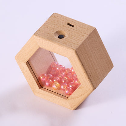 Blocs lumineux en bois - hexagones (lot/6)