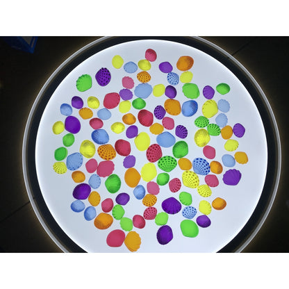 Coquillages tactiles transparents (lot/108)