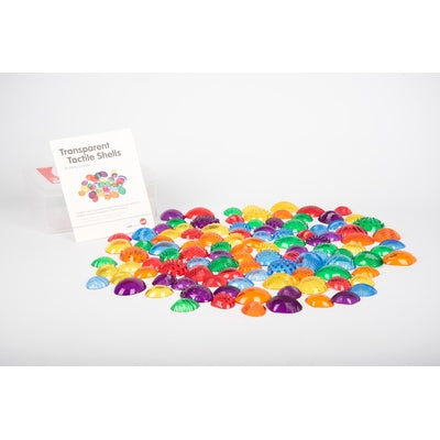 Coquillages tactiles transparents (lot/108)