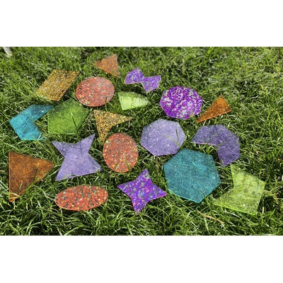 Formes arc-en-ciel pailletées (lot/21)