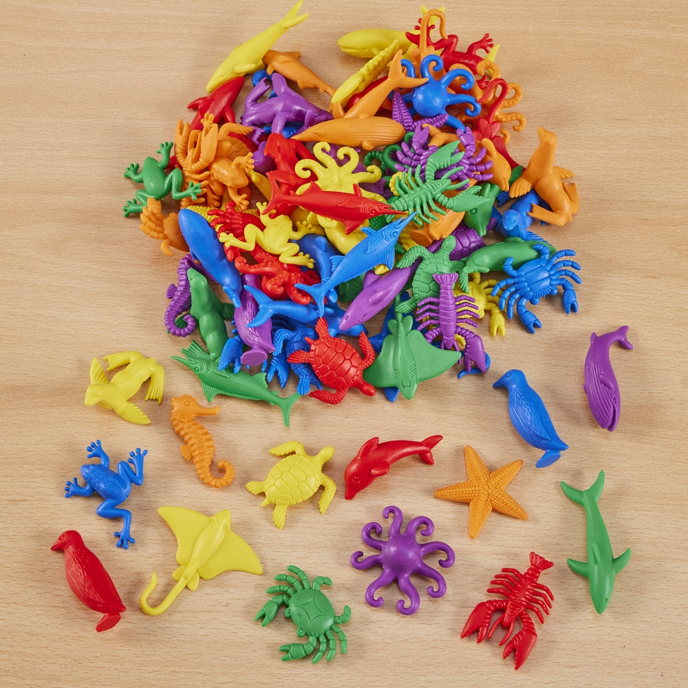 Figurines de tri animaux marins (lot/84)