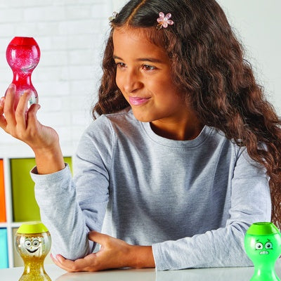 Lot de 4 Exprimez vos sentiments - bouteilles sensorielles, Lot de 4