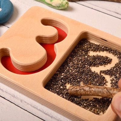 Plateaux numérotés 1-9