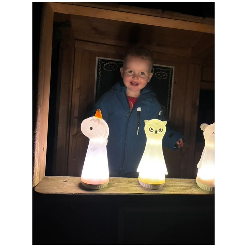 Lampes torches personnages lumineuses (lot/4)