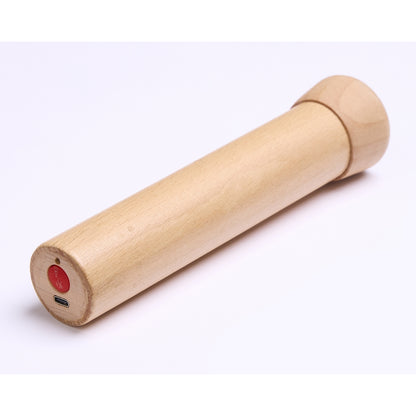 Lampe torche en bois