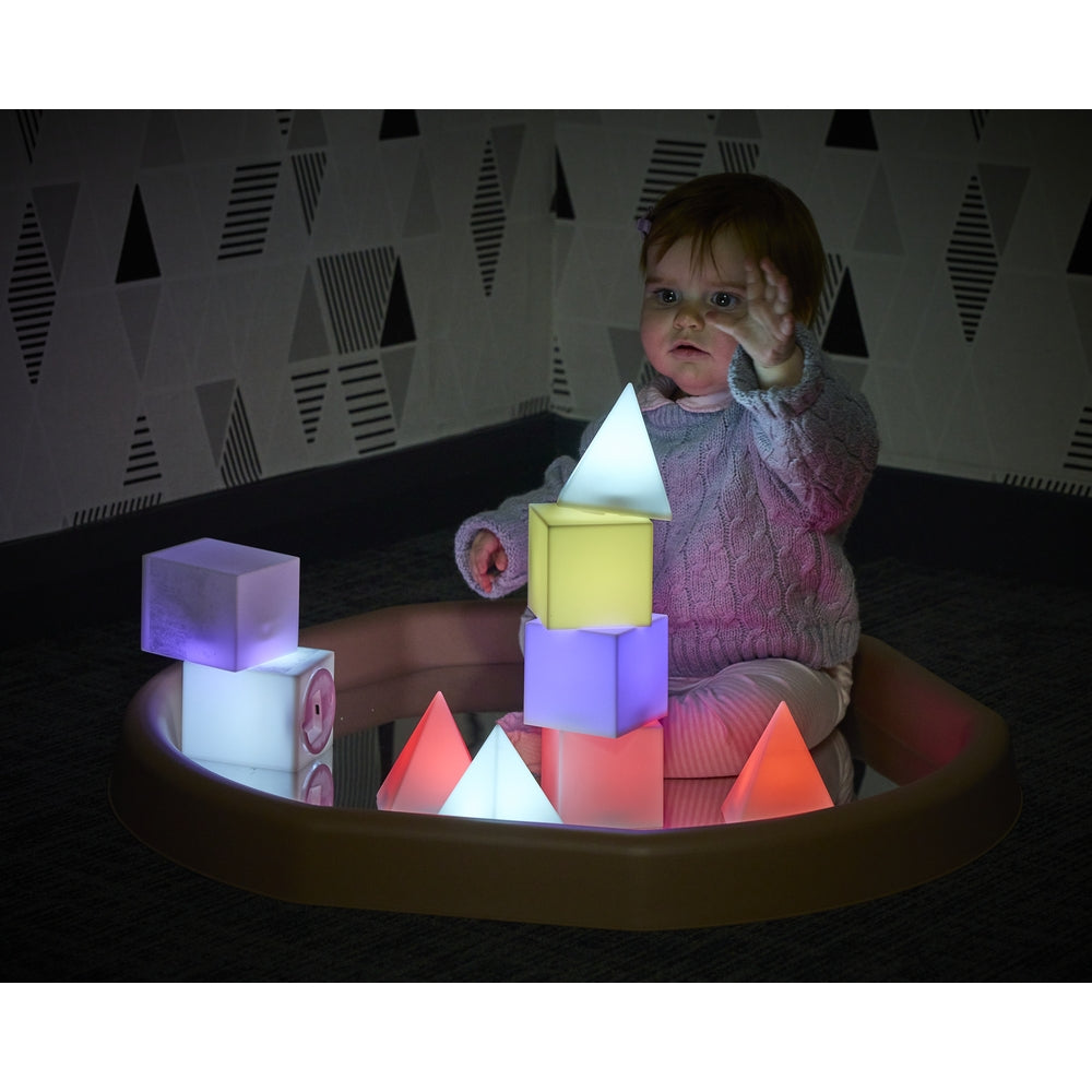 Jeu de construction lumineuse en silicone (lot/12)