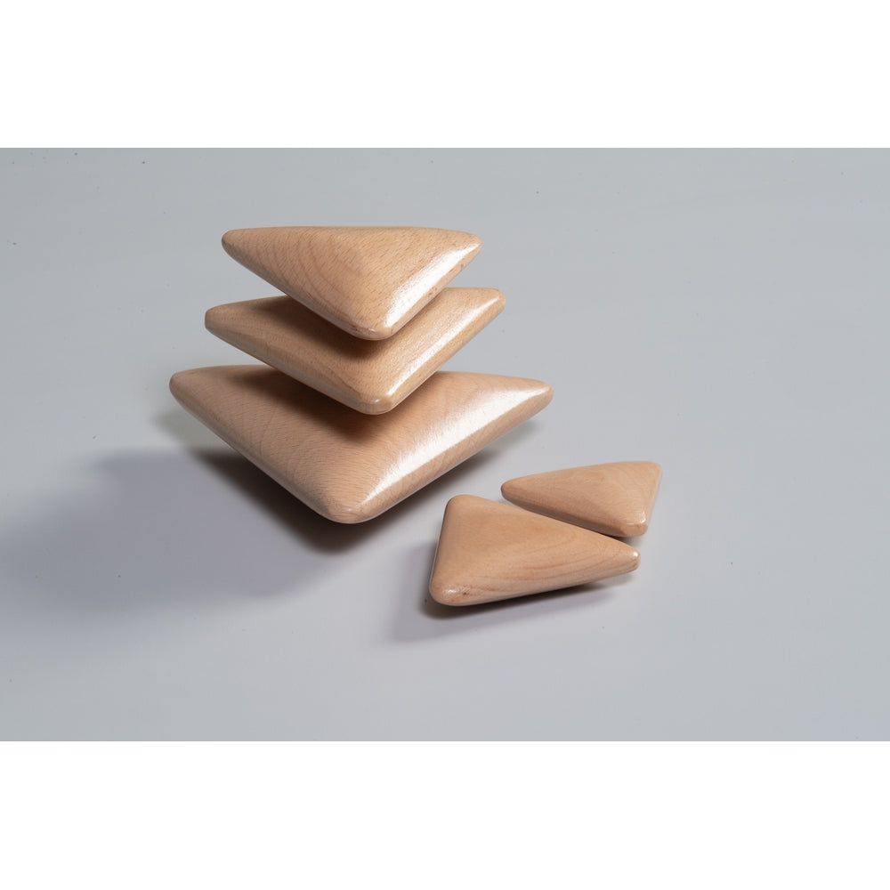Formes bois empilables - triangles