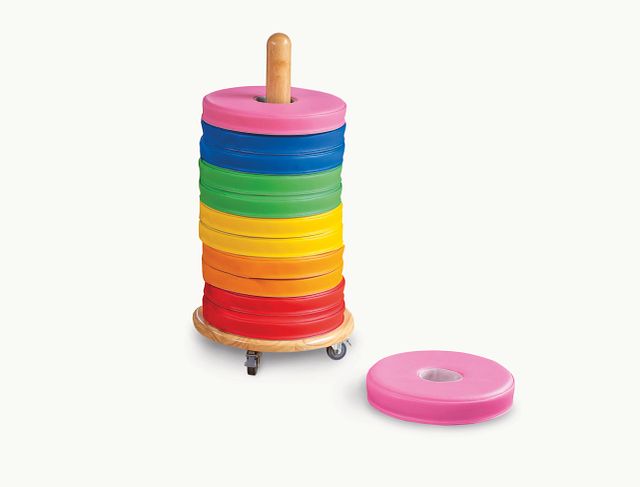 Le chariot et ses 12 coussins