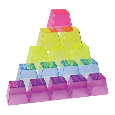 Blocs empilables Crystal Colour (lot/50)