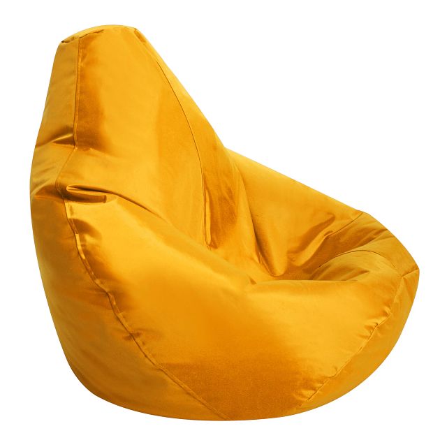 Pouf junior avec dossier - ocre
