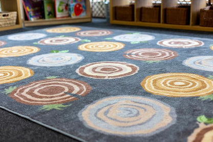 Tapis souches d'arbres