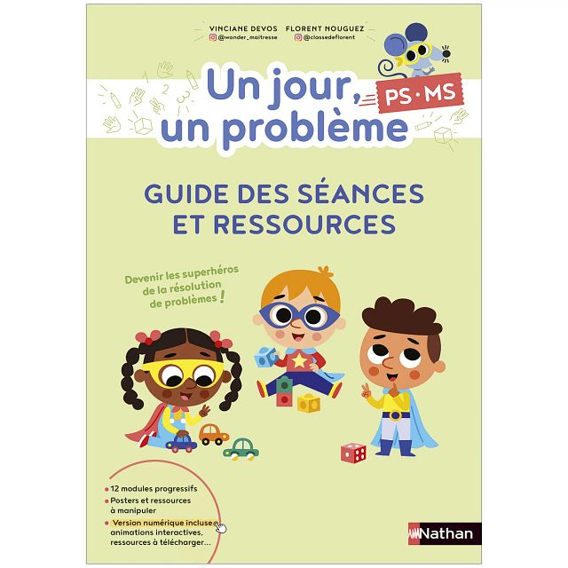 Un jour, un problème - Guide des séances et ressources PS/MS