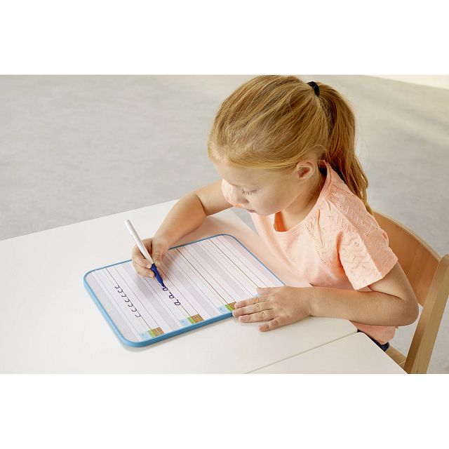 Ardoise blanche lignée magnétique (lot/2)