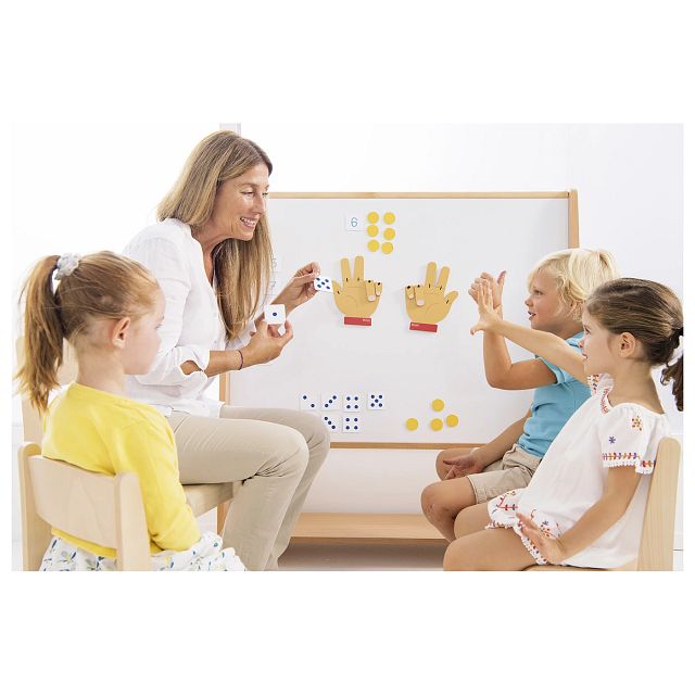 Mains magnétiques pour compter