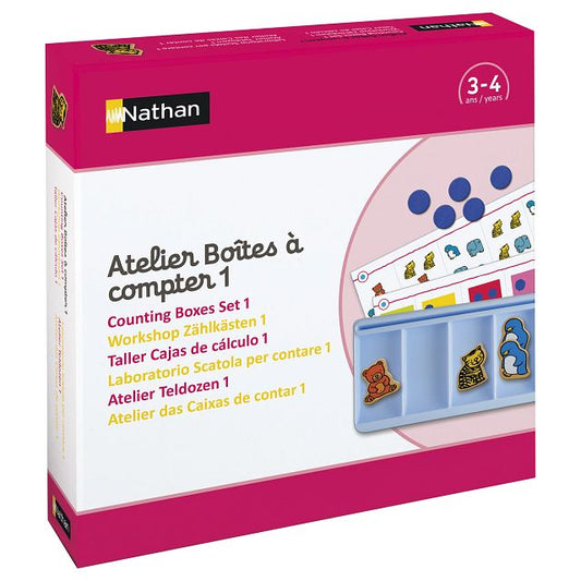 Atelier boîtes à compter 1 - 2 enfants